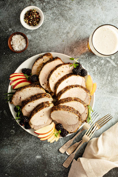 istock Roasted pork loin with dry rub 1091401364