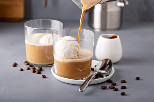 istock Coffee affogato with vanilla ice cream 1091401518