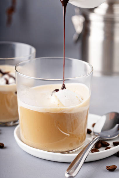 istock Coffee affogato with vanilla ice cream 1091401522