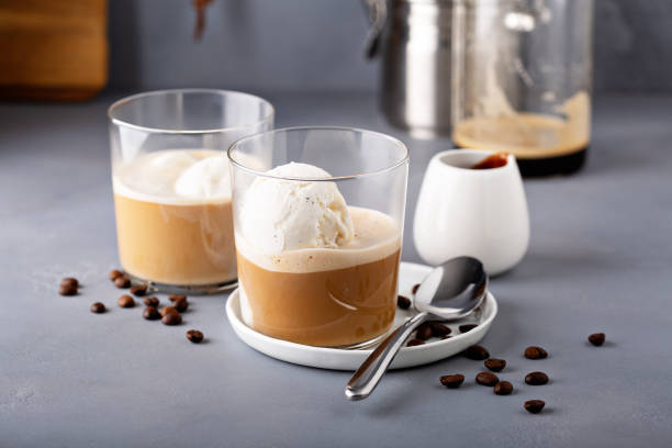 istock Coffee affogato with vanilla ice cream 1091401530