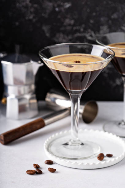 istock Espresso martini in two glasses 1091404804