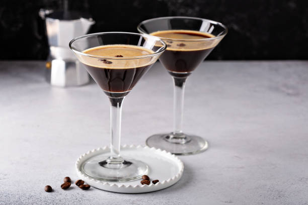 istock Espresso martini in two glasses 1091404826