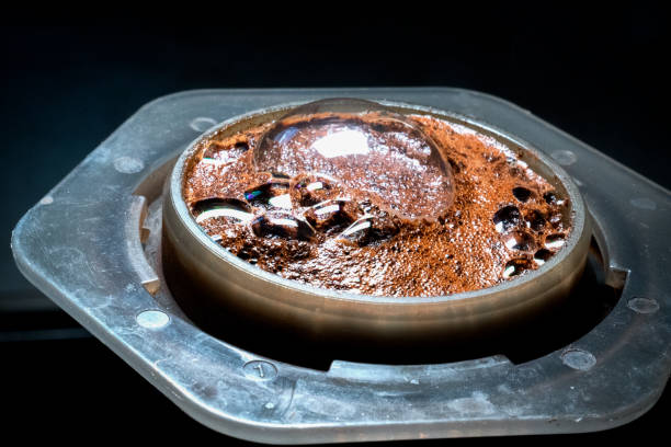 istock Aeropress coffee blooming being made 1091423286