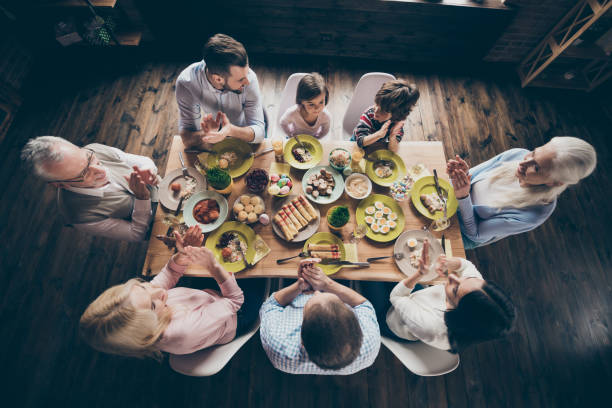 istock Top above high angle view of nice lovely friendly cheerful posit 1091427998