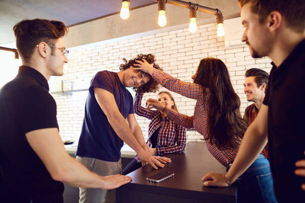 istock Meeting friends in their spare time in the room 1091429708