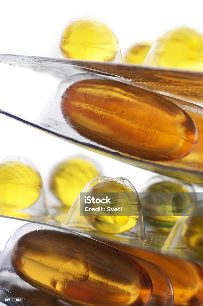 Capsule colorate - Foto stock royalty-free di Antiossidante