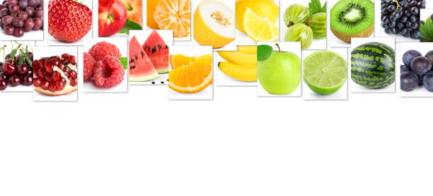 istock Collage of color fruits 1091449664