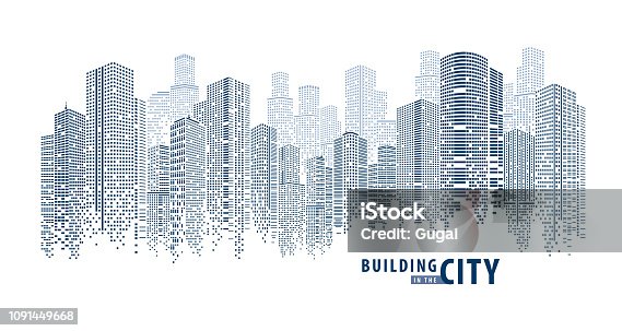 istock Pano Building abstract 1 1091449668