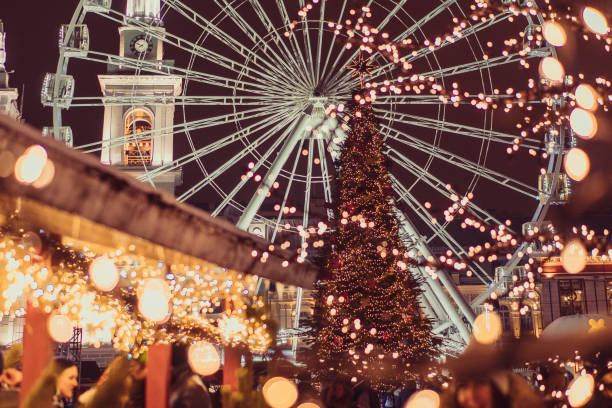 istock Architecture. Black wheel Ukraine, Kiev. 1091451244