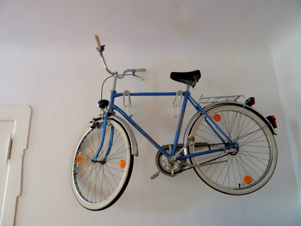 istock Hanging bycicle in living room. Berlin. Germany 1091451370