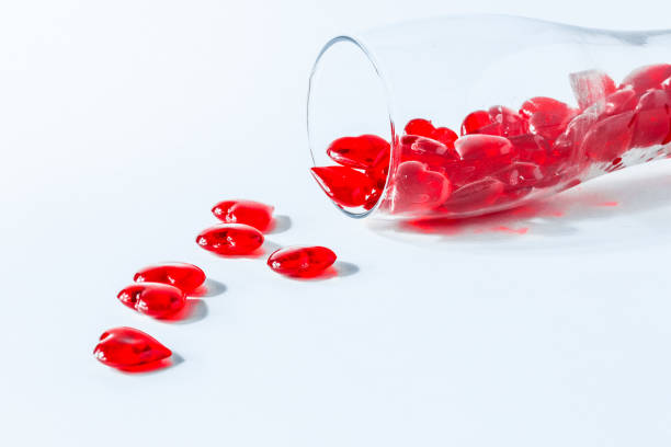 istock Valentine Hearts Background. Valentines Red Abstract Wallpaper. Backdrop Collage 1091451784
