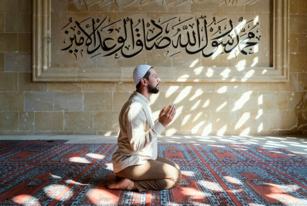 istock Muslim man is praying in mosque 1091454030