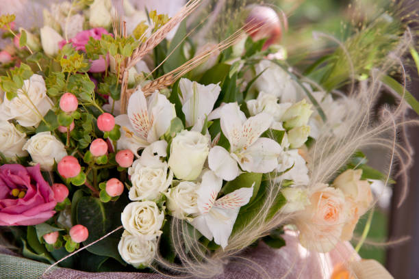 istock Bouquet of different flowers. 1091458658