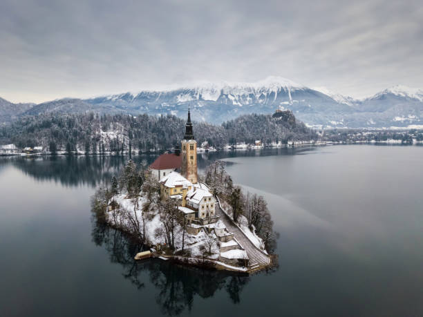 istock Snow at Lake Bled Slovenia 1091464514