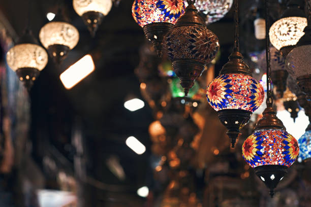 istock Traditional handmade Turkish lamps 1091470052