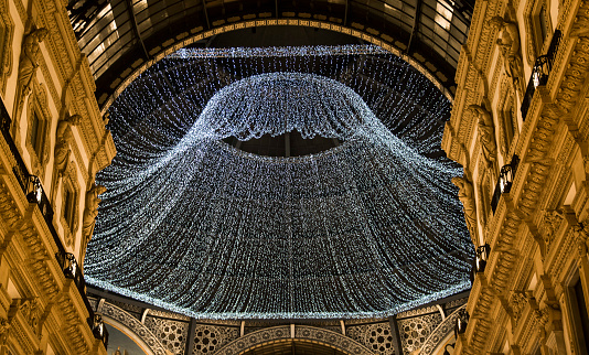 Galleria Vittorio Emanuele II, Christmas Tree, Milan