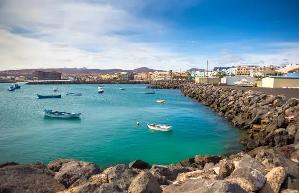 Photo of Port of Puerto del Rosario. Fuerteventura island. Spain