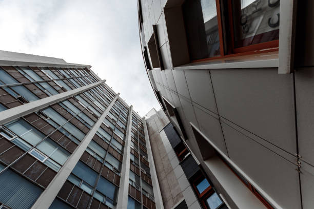 istock High-rise building view from below, Business concept. 1091485342