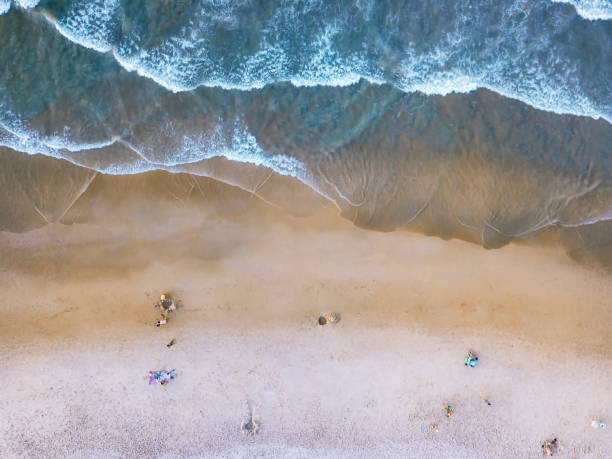 istock drone view on on people at Beach in Bahia, Brazil 1091485874