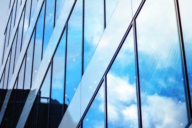 istock Sky with the stars above a office building. 1091488898