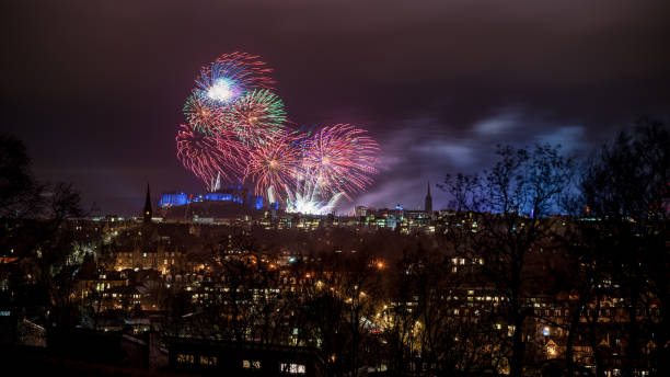 istock Fireworks above Edinburgh during Hogmanay, New Year's Eve 1091489380