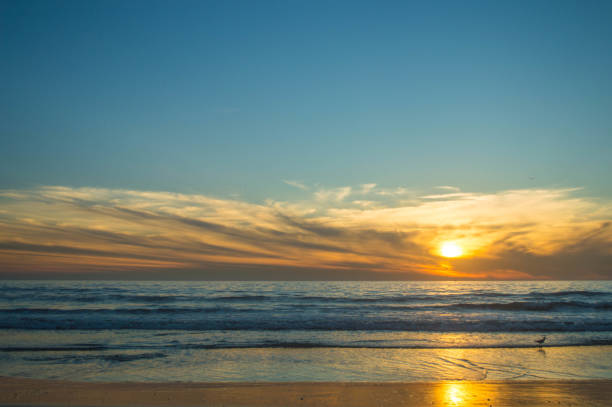 istock Moody sunset over Santa Monica beach 1091489742