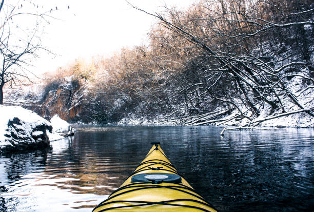 Paddling at Fort Dickerson quarry in Knoxville, Tennessee