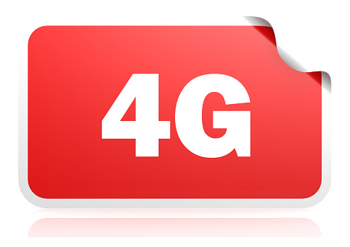 4G red square banner