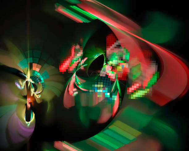 istock Fractal digital abstract, fantasy design, disco 1091510878