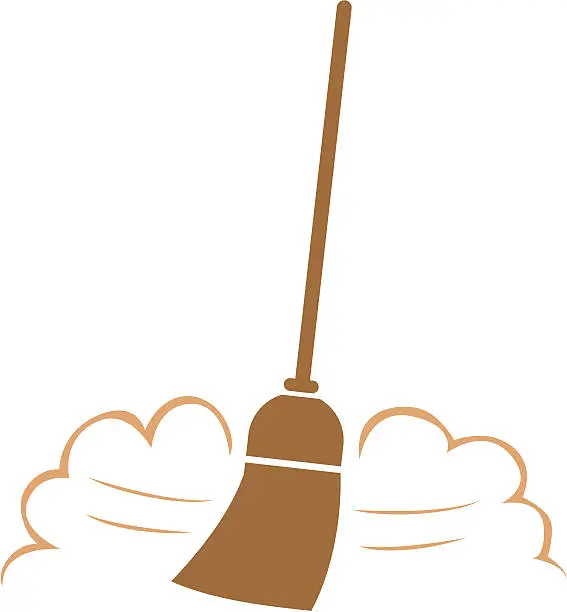 Vector illustration of clean sweep