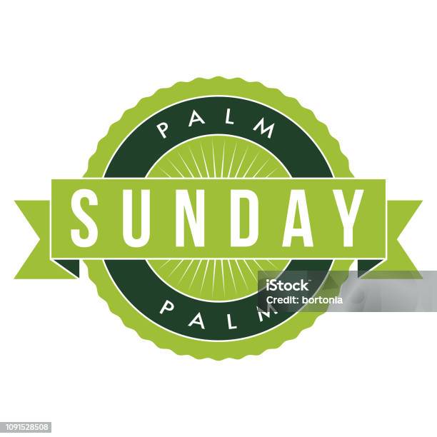 Palm Sunday Stock Illustration - Download Image Now - Banner - Sign, Calendar Date, Catholicism