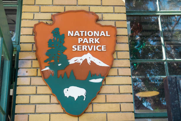 August 26, 2017 Richmond/CA/USA - United States National Park Service (NPS) emblem. NPS is an agency of the United States federal government.