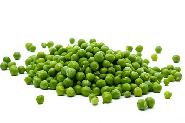 Photo of pile of green peas