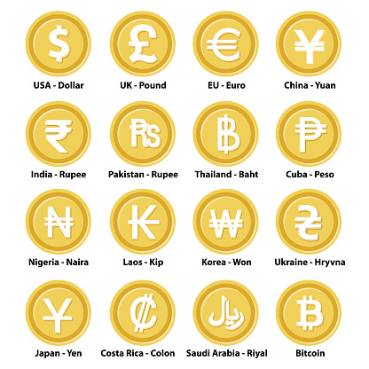 16 of currency icons
