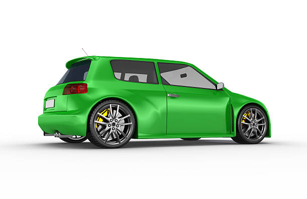 istock Green sports car 109156495