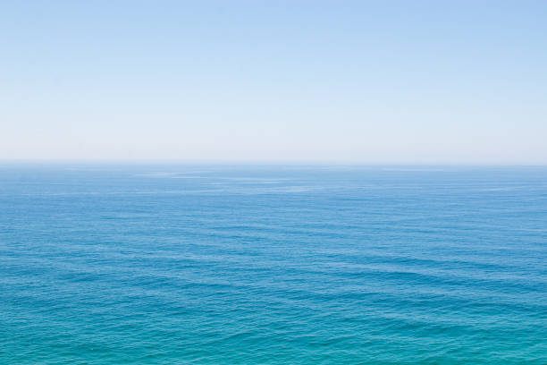 background textured wall paper idea just blue ocean and sky tropical Byron Bay Australia