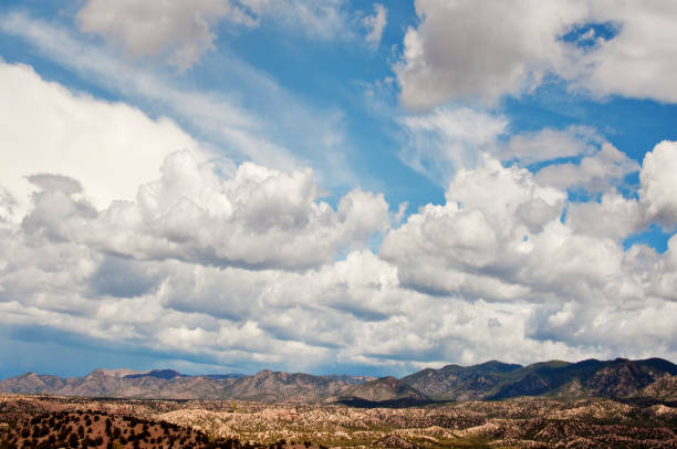 istock Sandia Mountains with Majestic Sky and Clouds 1091586512