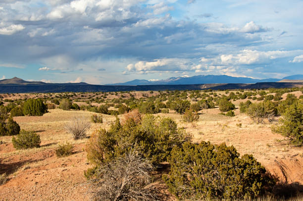 istock Sandia Mountains with Majestic Sky and Clouds 1091588068