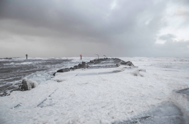 istock The winter storm in Torsminde in Denmark 1091591006