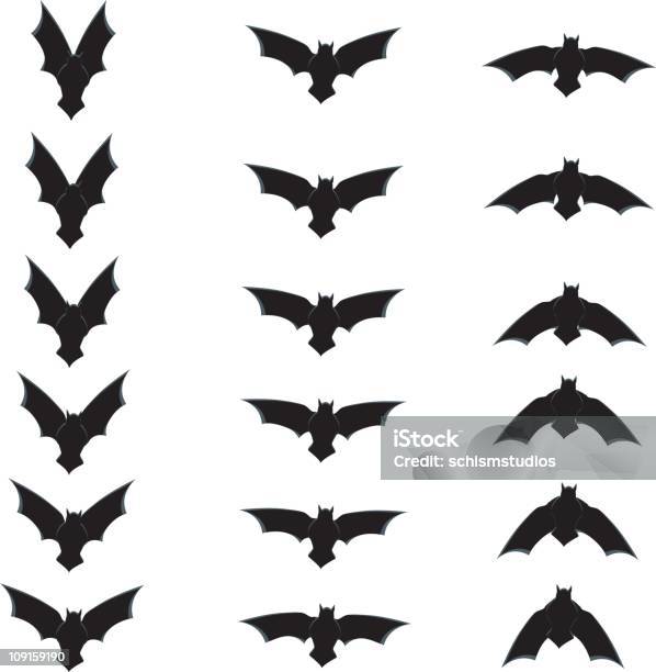 Gone Batty Stock Illustration - Download Image Now - Bat - Animal, Flying, Cartoon