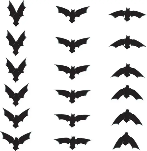 Vector illustration of Gone Batty
