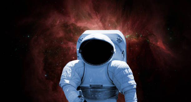 istock close up astronaut triping through galaxy universe f 1091603946