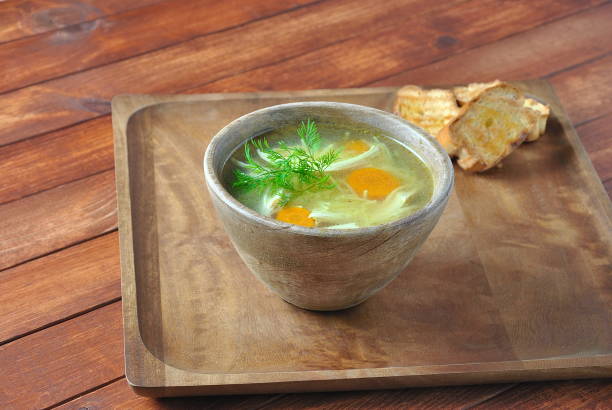 istock Chicken soup with noodles 1091604322