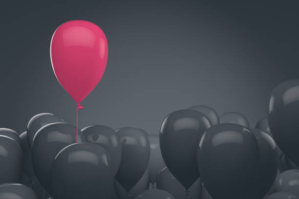istock Balloons, Standing Out From The Crowd, Leadership Concept. 1091608054