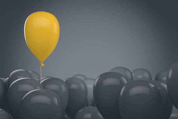 istock Balloons, Standing Out From The Crowd, Leadership Concept. 1091608314