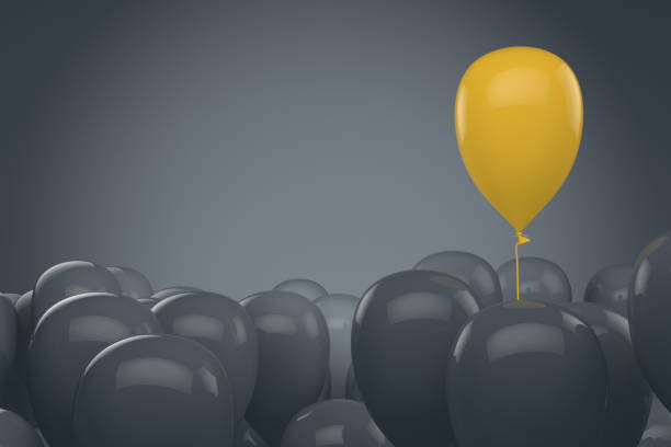 istock Balloons, Standing Out From The Crowd, Leadership Concept. 1091608362