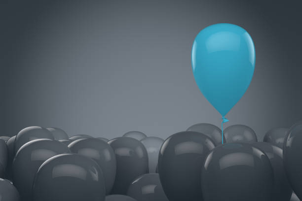 istock Balloons, Standing Out From The Crowd, Leadership Concept. 1091608392