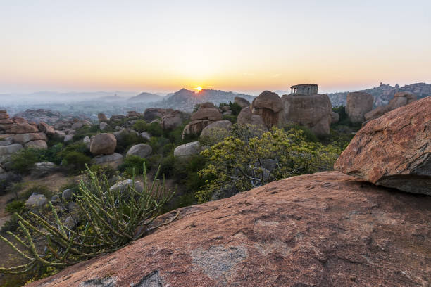 istock Sunrise in Humpi, state Karnataka, India. 1091613848
