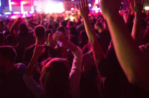 istock Crowd on a music festival! 1091623424