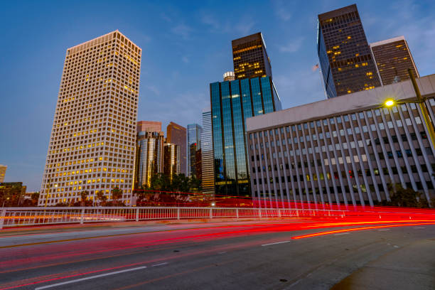 istock Los Angeles evening traffic 1091625346